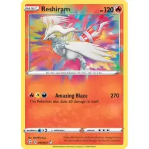 Shining Fates - 017/072 - Reshiram - Amazing Rare