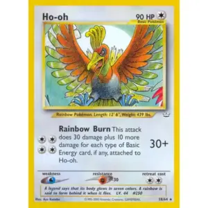 Neo Revelation - 18/64 - Ho-oh - Rare