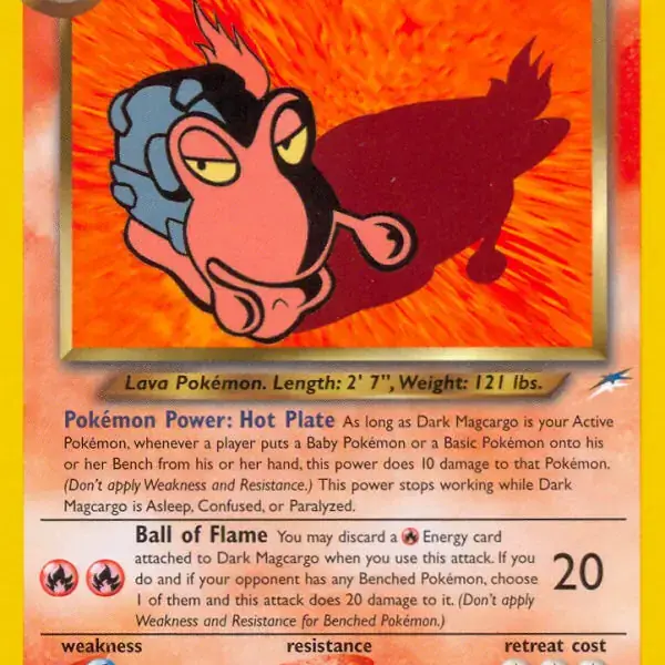 Neo Destiny - 018/105 - Dark Magcargo - Rare