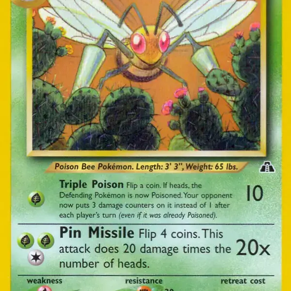 Neo Discovery - 18/75 - Beedrill - Rare