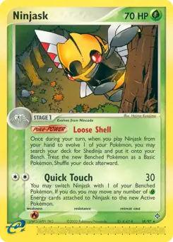 EX Dragon - 18/97 - Ninjask - Rare