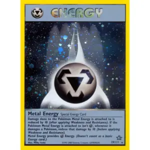 Neo Genesis - 019/111 - Metal Energy - Holo (Lightly Played) (Swirl) (Lightly Played)