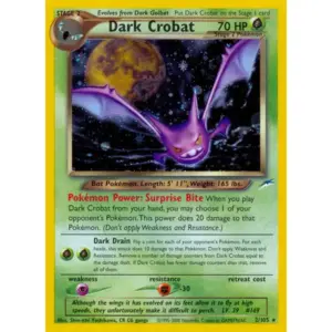 Neo Destiny - 002/105 - Dark Crobat - Holo (Damaged)