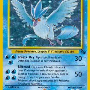 Fossil - 02/62 - Articuno - Holo (Moderately Played)