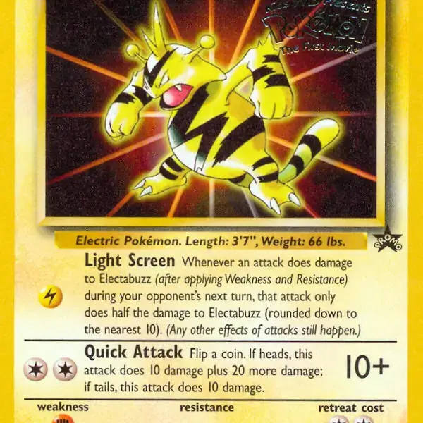Black Star Promo - WP2 - Electabuzz (Lightly Played)