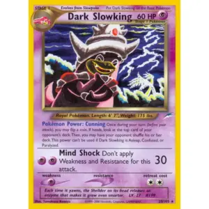 Neo Destiny - 020/105 - Dark Slowking - Rare