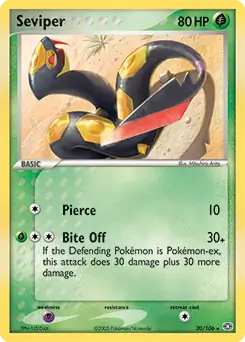 EX Emerald - 20/106 - Seviper - Rare