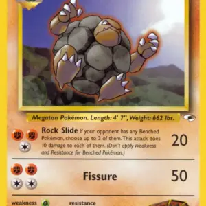 Gym Heroes - 020/132 - Brock's Golem - Rare