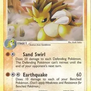 EX Sandstorm - 021/100 - Sandslash - Reverse Holo