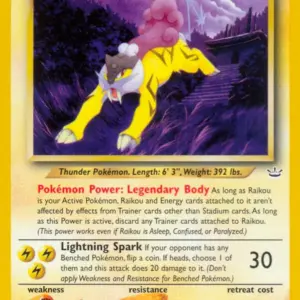 Neo Revelation - 22/64 - Raikou - Rare (Moderately Played)