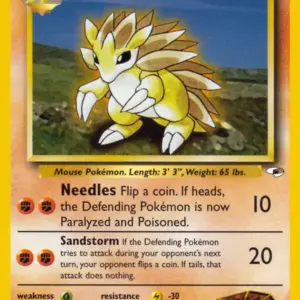 Gym Heroes - 023/132 - Brock's Sandslash - Rare