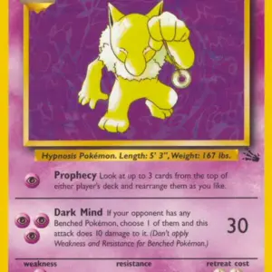 Fossil - 23/62 - Hypno - Rare (Lightly Played)