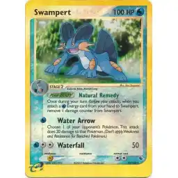EX Ruby & Sapphire - 023/109 - Swampert - Reverse Holo