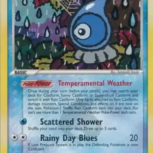 EX Hidden Legends - 23/101 - Rain Castform - Reverse Holo Rare