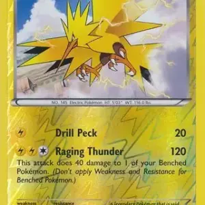 Roaring Skies - 023/108 - Zapdos - Reverse Holo