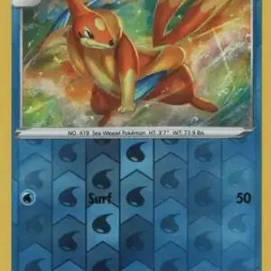 Shining Fates - 023/072 - Floatzel - Reverse Holo