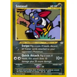 Neo Revelation - 24/64 - Sneasel - Rare (Lightly Played)