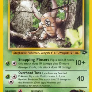 Gym Challenge - 024/132 - Giovanni's Pinsir - Rare