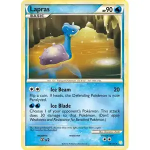 HeartGold & SoulSilver - 024/123 - Lapras - Rare (Lightly Played)