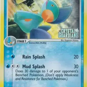 EX Crystal Guardians - 024/100 - Marshtomp - Reverse Holo (Near Mint -)
