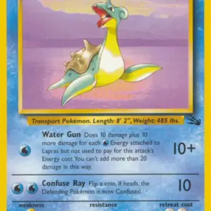 Fossil - 25/62 - Lapras - Rare (Moderately Played)