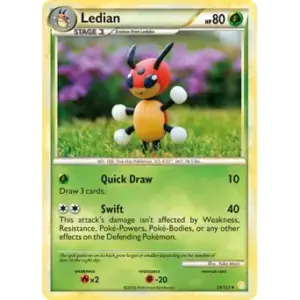 HeartGold & SoulSilver - 025/123 - Ledian - Rare (Lightly Played)