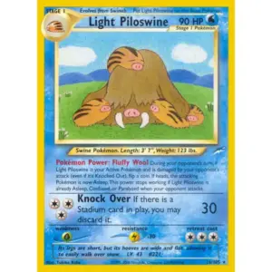 Neo Destiny - 026/105 - Light Piloswine - Rare