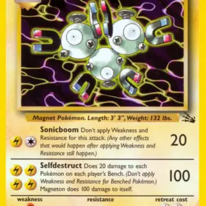 Fossil - 26/62 - Magneton - Rare (Lightly Played)