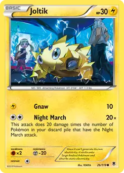 XY Phantom Forces - 026/119 - Joltik