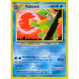Neo Discovery - 27/75 - Politoed - Rare
