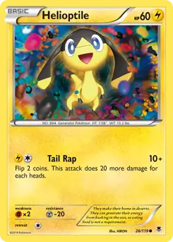 XY Phantom Forces - 028/119 - Helioptile