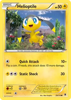 XY Phantom Forces - 029/119 - Helioptile