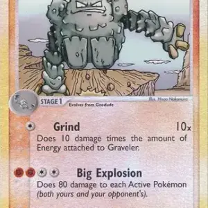 EX Dragon - 29/97 - Graveler - Reverse Holo (Near Mint -)