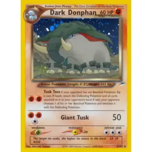 Neo Destiny - 003/105 - Dark Donphan - Holo (Lightly Played)
