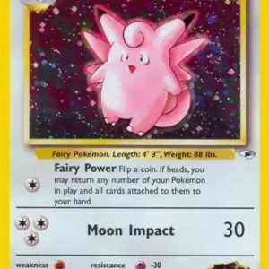Gym Heroes - 003/132 - Erika's Clefable - Holo
