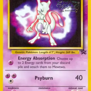 Black Star Promo - WP3 - Mewtwo (Damaged)
