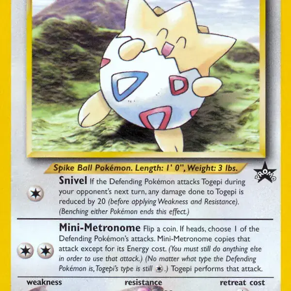 Black Star Promo - WP30 - Togepi (Moderately Played)