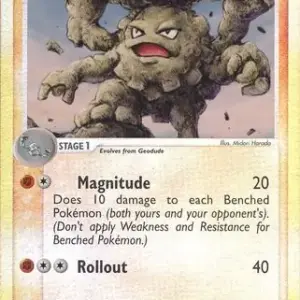EX Dragon - 30/97 - Graveler - Reverse Holo