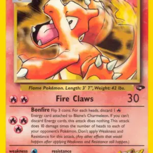 Gym Challenge - 031/132 - Blaine's Charmeleon (Near Mint -)