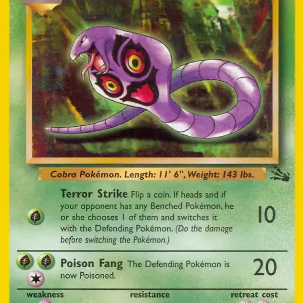 Fossil - 31/62 - Arbok (Lightly Played)