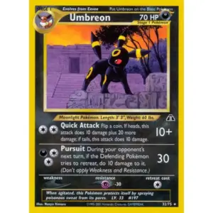 Neo Discovery - 32/75 - Umbreon - Rare (Lightly Played)
