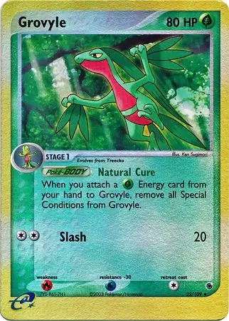 EX Ruby & Sapphire - 032/109 - Grovyle - Reverse Holo