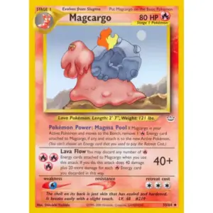 Neo Revelation - 33/64 - Magcargo (Moderately Played)