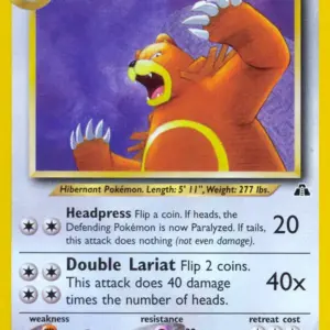Neo Discovery - 34/75 - Ursaring - Rare