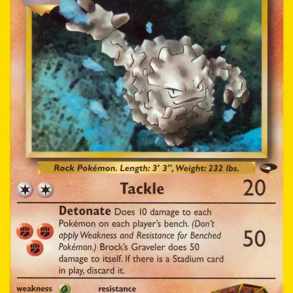 Gym Challenge - 034/132 - Brock's Graveler