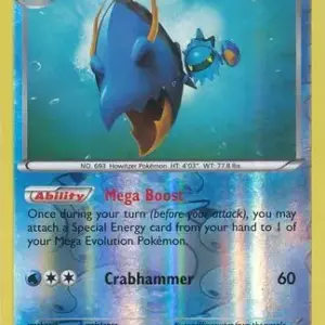 Steam Siege - 034/114 - Clawitzer - Reverse Holo
