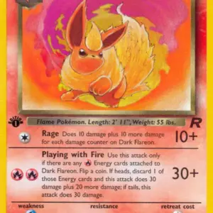 Team Rocket - 35/82 - Dark Flareon - 1st Edition