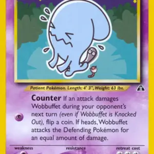 Neo Discovery - 35/75 - Wobbuffet - Rare (Lightly Played)