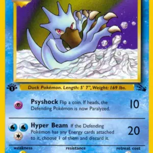 Fossil - 35/62 - Golduck - 1st Edition