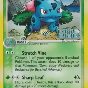 EX Crystal Guardians - 035/100 - Ivysaur - Reverse Holo (Lightly Played)